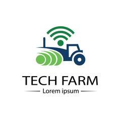 Modern Tech Farm Logo Design