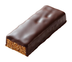 Obraz premium Delicious chocolate bar snack kitchen food isolated on transparent background, png