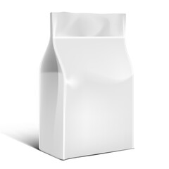 Blank Foil Or Paper Food Pouch Snack Sachet Bag