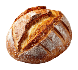 Freshly baked artisan bread rustic delights from our bakery kitchen isolated on transparent background, png
