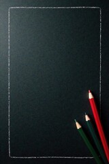 Rustic black chalkboard tabletop; ideal back-to-school, Black Friday bg , fall, slate, grey