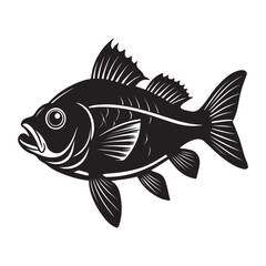 A Majestic Red Snapper, a Colorful and Robust Fish Swimming Gracefully in the Clear Blue Waters of its Natural Marine Habitat