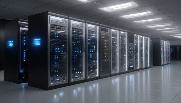 Server racks in a data center (1)