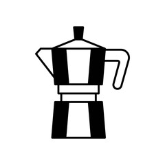 Coffee Maker Fill Icon: Kitchen Appliance and Hot Beverage