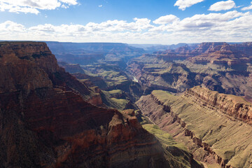 Scenic overlook of the Grand Canyon wilderness
