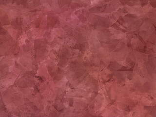 Obraz premium Decorative red textured paint on a wall or panel. Red washed paint with random brush strokes, grunge, and dirt pattern. Seamless background texture.