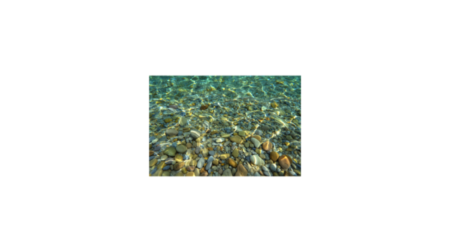 Sunlight Dancing on Shimmering Water, Reflecting a Playful Kaleidoscope on the Seabed