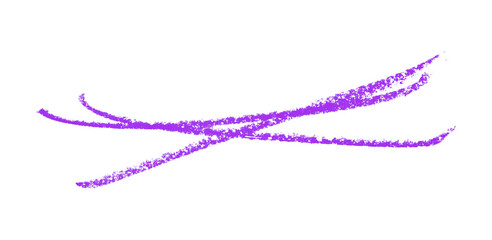Purple pencil hand writing rhythm set on transparent background
