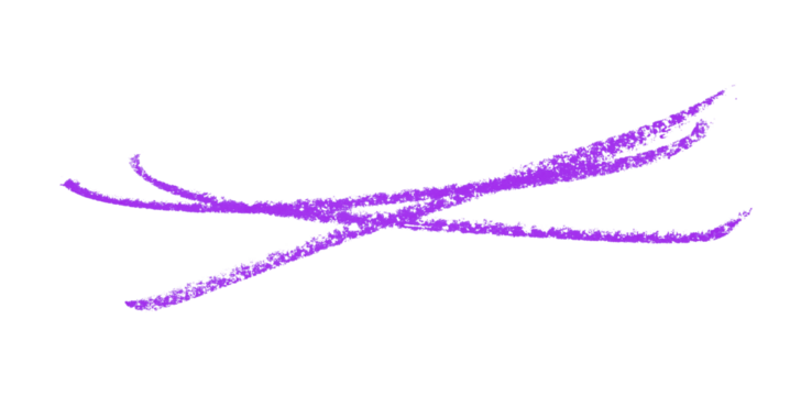 Purple pencil hand writing rhythm set on transparent background - Powered by Adobe