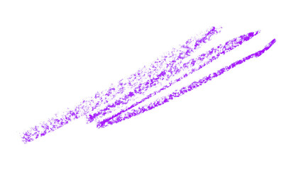 Purple pencil hand writing rhythm set on transparent background