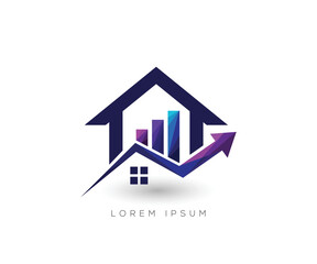 Property Investment logo design template 