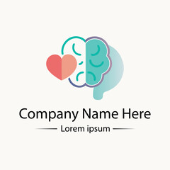Modern  and simple Mental Health Logo Design