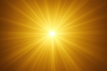 Obraz premium Radiant golden light burst image.