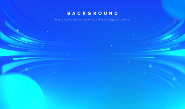 Horizontal blue abstract technological background illustration