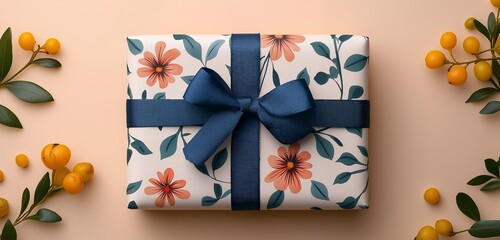 Gift paper designs wrapping present decoration colourful patterns festive celebration advertisement mock up ai generated art