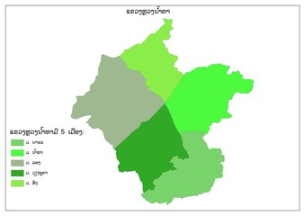 Mapping of Louangnamtha Province