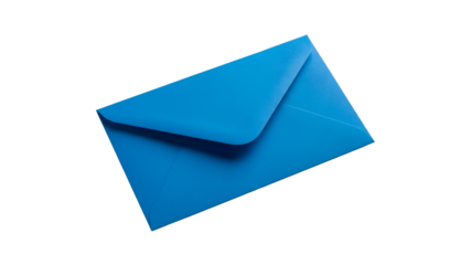 vibrant blue envelope with smooth texture, perfect for sending letters or invitations, adds pop of color to your correspondence