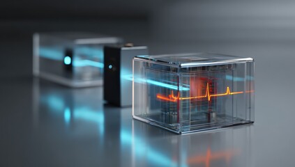 Transparent digital control interface for smart home systems, offering real-time monitoring and feedback.