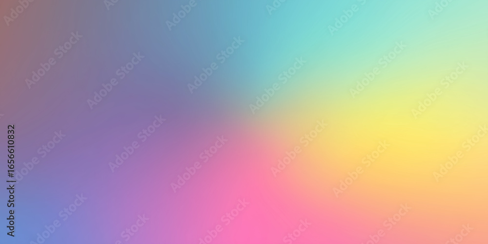 Poster pastel colors gradient background creating soft and dreamy atmosphere