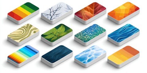 Abstract Nature Textures: Patterns & Designs