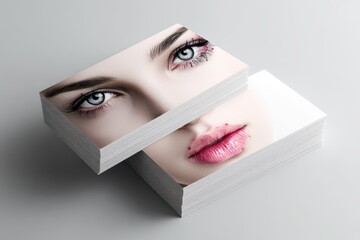 Eyes & Lips: Beauty Print Mockup