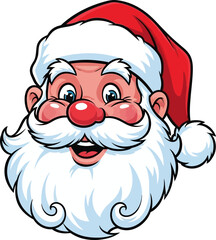 Smiling Santa Claus vector eps 10