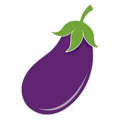 vector illustration of an eggplant