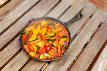 ラタトゥユ　Ratatouille, a stew of summer vegetables