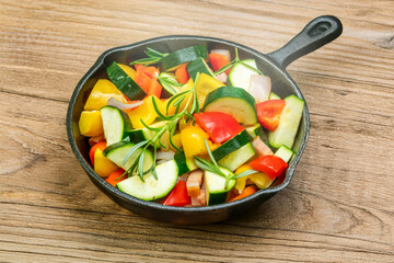 ラタトゥユ　Ratatouille, a stew of summer vegetables