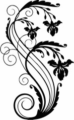 Floral design element.eps