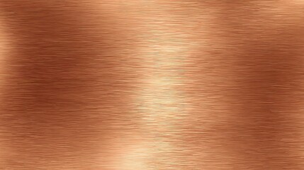 Fototapeta premium Light brown copper metal textured background with shiny smooth surface reflects light, showing metallic texture and glow in flat vector illustrations, perfect for rose gold design display.