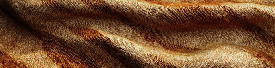 Layered cloth pattern wallpaper with high realism and warm ambiance