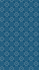 seamless pattern with blue dots