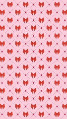seamless pattern with hearts