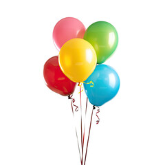 and keyword list based on the image.. Balloons Bunch Floating Up, Colorful Party Celebration Decor, Plain Background