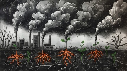 Pollution and Growth - A Mixed Reality Perspective