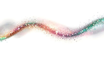 Colorful Digital Glitter Art