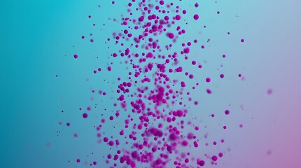 Bokeh Blur Bubbles Light Blue Background