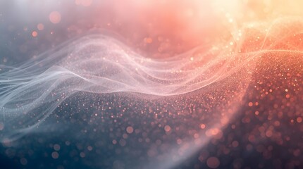 Abstract Art with Colorful Lights and Sparks