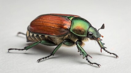 Fototapeta premium Japanese Beetle on studio background