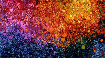 colorful abstract circle pattern design