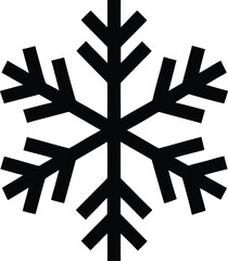 Snowflake icon Vector illustration.