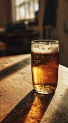 Cool drink on a warm afternoon