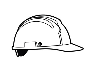 Construction worker hard hat for head protection