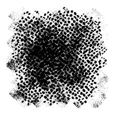 Black halftone grunge texture vector design element for backgrounds and graphic design projects with halftone effect