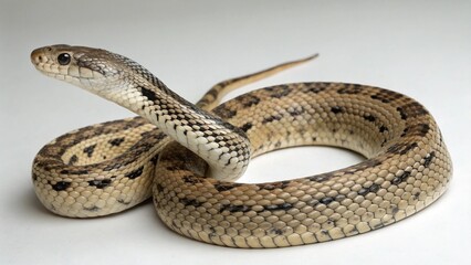Obraz premium Japanese rat snake on studio background