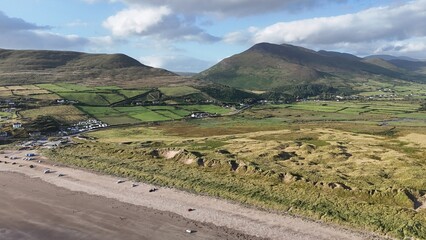 grande plage irlandaise de Inch Beach, kerry, Irlande