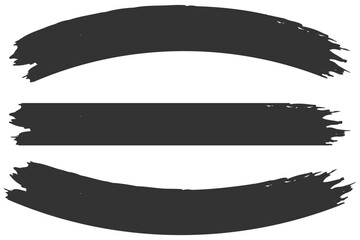 ink brushstroke on white background with visible splashes for watercolor style effect. grunge isolated . Brush line set. Vector calligraphy paint strokes. Vintage Chinese brushstroke eps 10