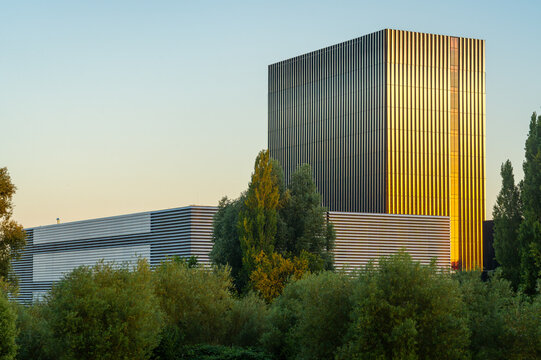 Amsterdam, The Netherlands, 18.08.2025, Data Center Tower Equinix AM3 at Science Park