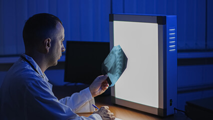 X-ray. Close-up x-ray. X-ray of the neck. High-quality photo.